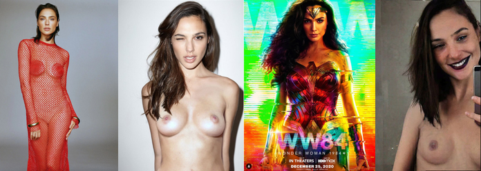 神奇女侠 盖尔·加朵 (Gal Gadot) 萝莉岛事件女星之一，裸照曝光高挑的身材加上挺拔的奶子，附带电影亲热视频